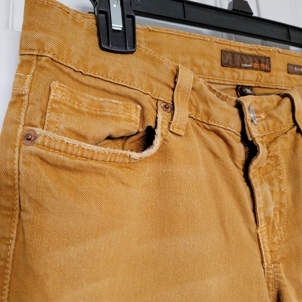 Mustard Fossil Jeans View 3